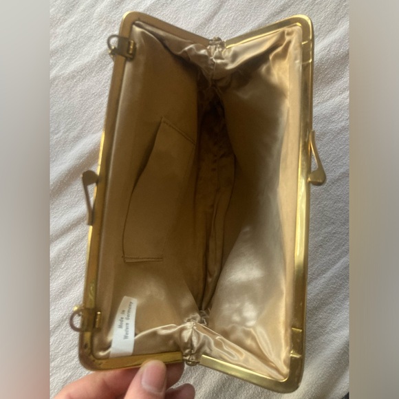 Vintage Floral Tapestry Kiss Lock Mini Handbag - Picture 8 of 14